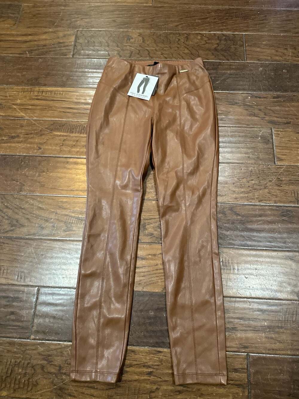 Marc New York Andrew Marc Faux Leather‎ Full Control Waistband Pants Size XS